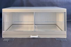 Plastová bednová klec 100 cm s přepážkou
