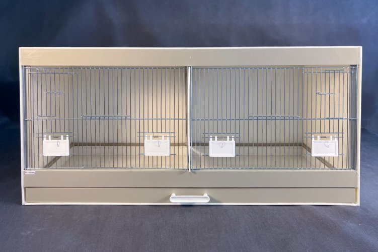 Plastová bednová klietka 100 cm s prepážkou