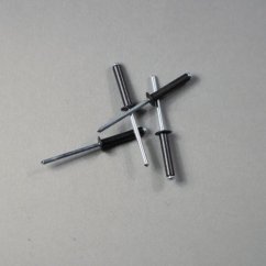Trhacie nity 4 x 20 mm - čierny
