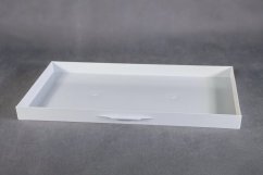 Plastový šuflík sivý 70 x 40 cm