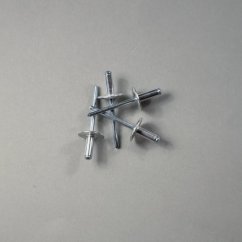 Trhací nýty 4,8 x 12 mm, velká hlava 14 mm