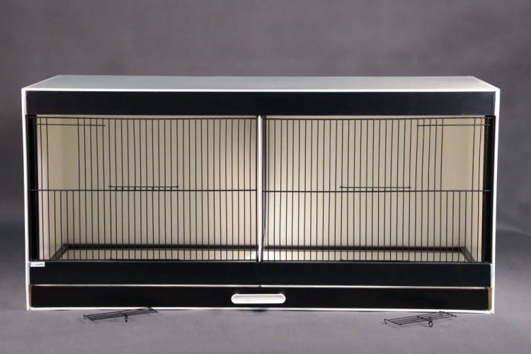 Plastová bednová klietka 100 cm s prepážkou
