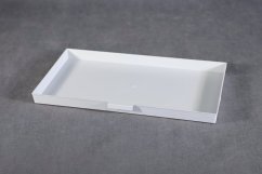 Plastový šuplík šedý 39,5 x 29,5 cm