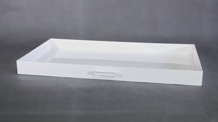 Šuflík plastový biely 90 x 40 cm