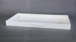 Šuflík plastový biely 70 x 40 cm