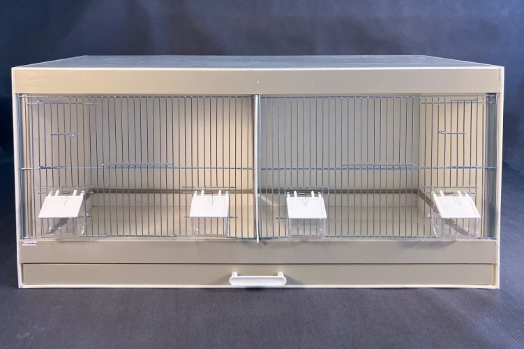 Plastová bednová klietka 100 cm s prepážkou