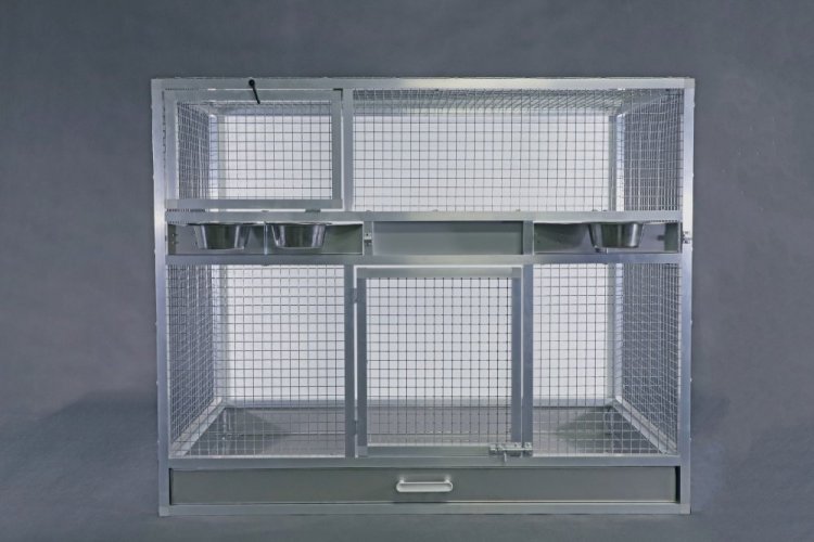 Hliníková klietka s plnou zadnou stranou K25
