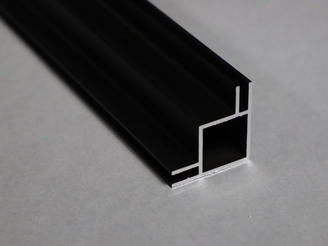 Hliníkový profil černý elox HP20K3če - Délka: 3m