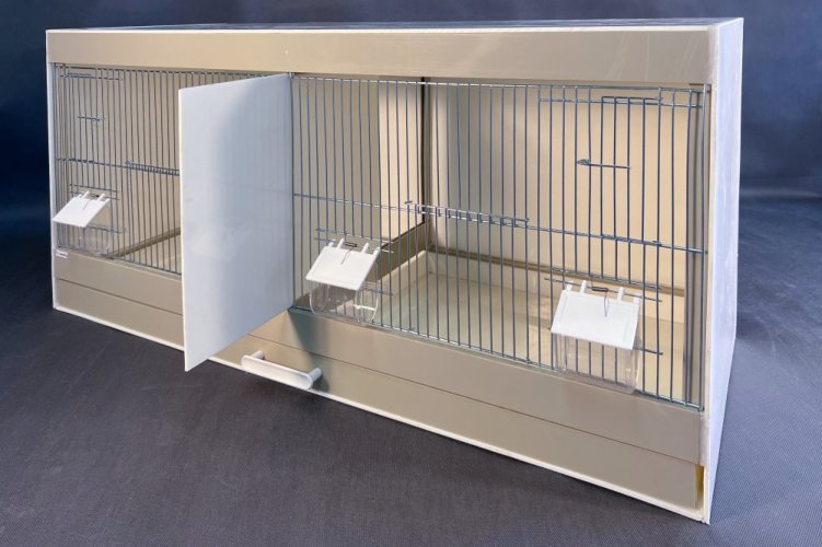 Plastová bednová klietka 100 cm s prepážkou