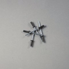 Trhací nýty 3,2 x 10 mm - černý